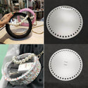 Transparent Round Basket Bottom for Handcraft