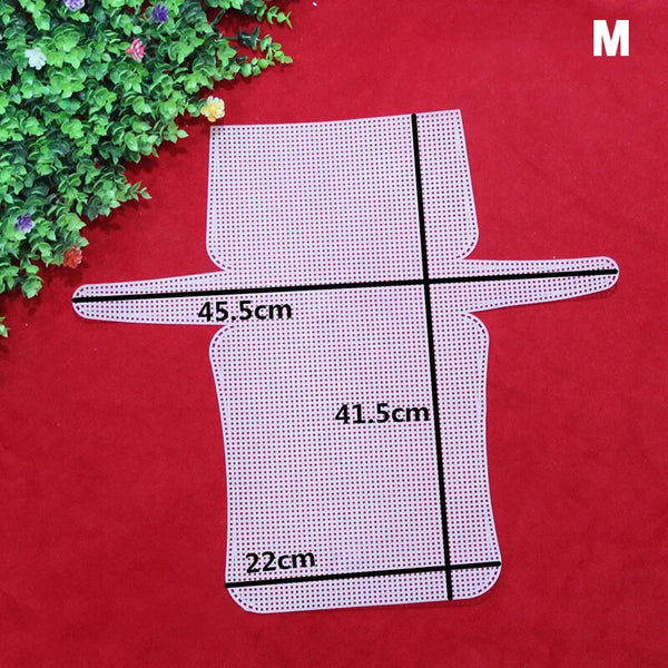 3pcs Clear Plastic Mesh Canvas Sheets