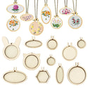 Mini Wood Embroidery Hoops