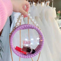 Transparent Round Basket Bottom for Handcraft