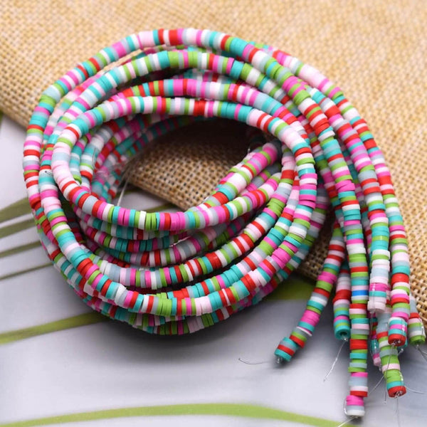 Clay Beads 4mm DIY Jewelry Findings 
