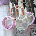 Transparent Round Basket Bottom for Handcraft