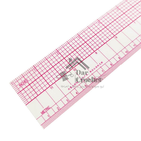 60cm Ruler Print 60cm & 24'' Flexible Plastic Pattern Making Ruler Sew Design Pattern G ...