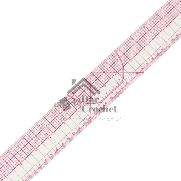 60cm Ruler Print 60cm & 24'' Flexible Plastic Pattern Making Ruler Sew Design Pattern G ...