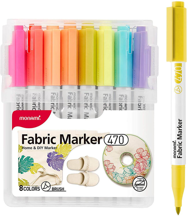 MONAMI Fabric Marker 470 (8 Colours)